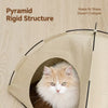 Portable Enclosed Pet Tent Bed for Cats and Small Dogs