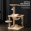 Wooden Space Capsule Cat Tree with Scratching Post