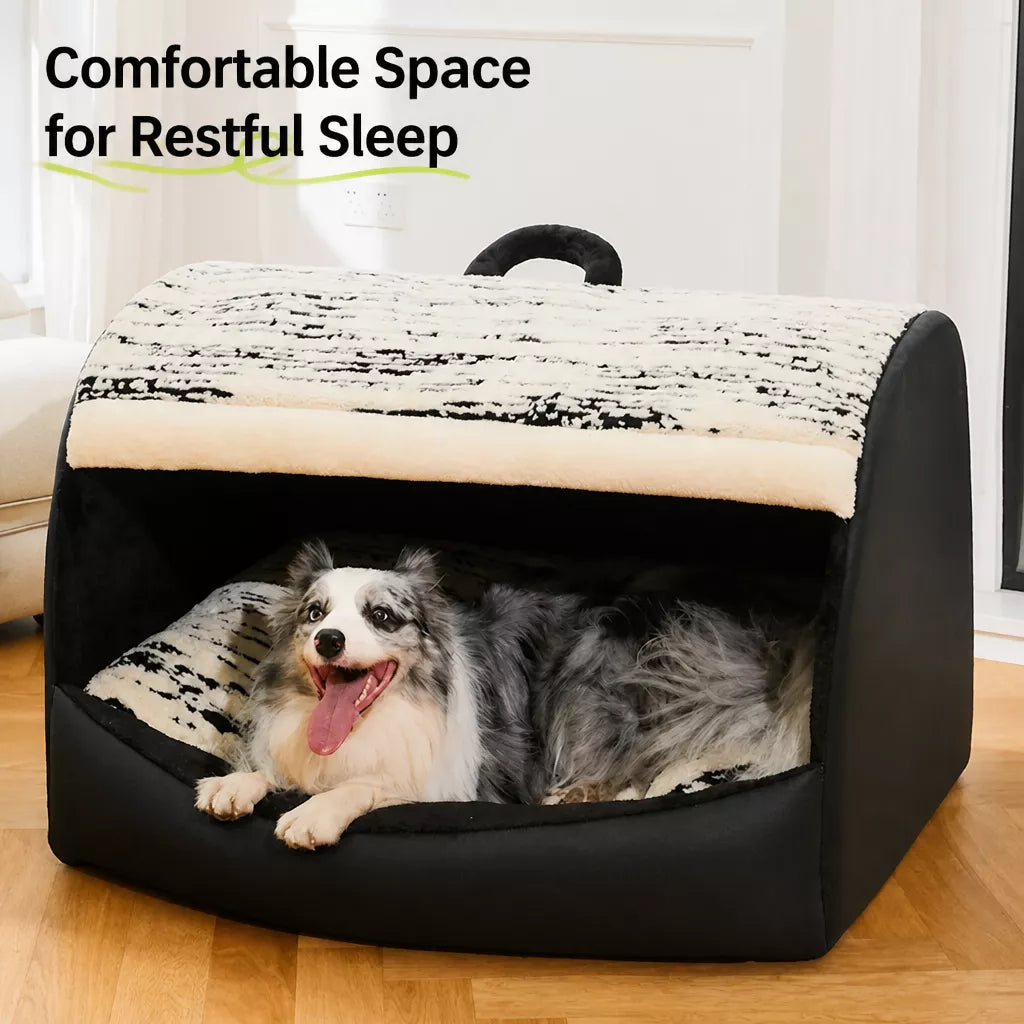 Pet Tent Bed with Removable Washable Cushion