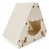 Triangular Cardboard Cat Scratcher Hideaway