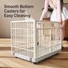 Indoor Resin Pet Crate for Small to Medium Dogs