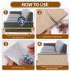 Wall-Mount Cat Scratching Mat for Furniture