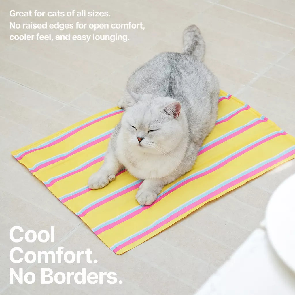 Striped Gel Pet Mat for Dogs & Cats
