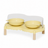 Ceramic Pet Bowl Set with Stand