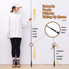 Interactive Cat Wand Toy with 6 Feather Attachments