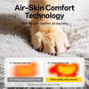 Enclosed Plush Pet Bed with Door Curtain for Cats and Dogs