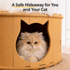 Donut Cat Scratcher Tunnel Bed