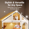 Multi-Level Indoor Cat House with Litter Box Area