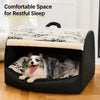 Plush Pet Tent Bed with Removable, Washable Cushion