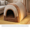 Enclosed Pet Bed House with Removable, Washable Design