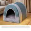 Enclosed Pet Bed House with Removable, Washable Design