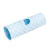 Plaid Pet Tunnel Bed