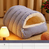 Removable, Washable Semi-Enclosed Cat & Dog Bed