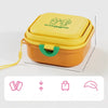 Collapsible Double Pet Bowl with Treat Tray