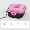 Collapsible Double Pet Bowl with Treat Tray