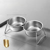 Elevated Stainless Steel Pet Bowl Stand