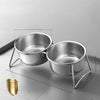 Elevated Stainless Steel Pet Bowl Stand