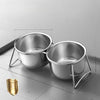 Elevated Stainless Steel Pet Bowl Stand