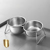 Elevated Stainless Steel Pet Bowl Stand