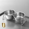 Elevated Stainless Steel Pet Bowl Stand