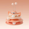 Interactive Bee Cat Toy with Spinning Track