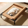 Elevated Pet Cot with Removable Bolster