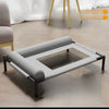Elevated Pet Cot with Removable Bolster