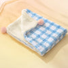 Cotton-Linen Pet Blanket & Sleeping Mat for Cats and Dogs