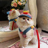 Summer Pet Harness, Leash and Hat Sets - p-00623