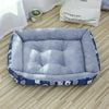 All-Season Padded Rectangular Pet Bed for Dogs & Cats