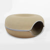 Enclosed Donut Pet Bed with Tunnel