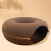 Enclosed Donut Pet Bed with Tunnel