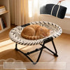 Foldable Elevated Pet Cot for Cats and Dogs