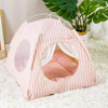 Striped Tent Bed for Cats and Dogs - p-00707