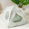 Striped Tent Bed for Cats and Dogs - p-00707