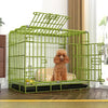 Indoor Iron Dog Crate with Tray for Small Dogs