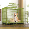 Indoor Iron Dog Crate with Tray for Small Dogs