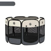 Foldable Enclosed Cat & Dog Bed – Patchwork Style