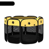 Foldable Enclosed Cat & Dog Bed – Patchwork Style