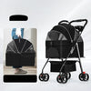 Foldable Pet Stroller with Detachable Carrier for Dogs & Cats