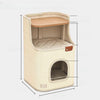 Square Sisal Cat Scratching Barrel with Cozy Cat Bed