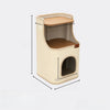 Square Sisal Cat Scratching Barrel with Cozy Cat Bed