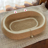 Deep-Profile Cat Scratcher Bed for Scratching and Lounging