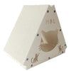 Triangular Cardboard Cat Scratcher Hideaway