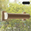 Window-Mounted Cat Climbing System with Perches and Scratching Posts