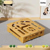 Interactive Cat Activity Toy with Scratch Pad and Bell Maze