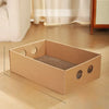 Rectangular Corrugated Cardboard Cat House & Scratcher