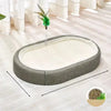 4-in-1 Cat Scratching Post with Sisal Mat and Interactive Toy