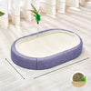 4-in-1 Cat Scratching Post with Sisal Mat and Interactive Toy