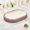 4-in-1 Cat Scratching Post with Sisal Mat and Interactive Toy